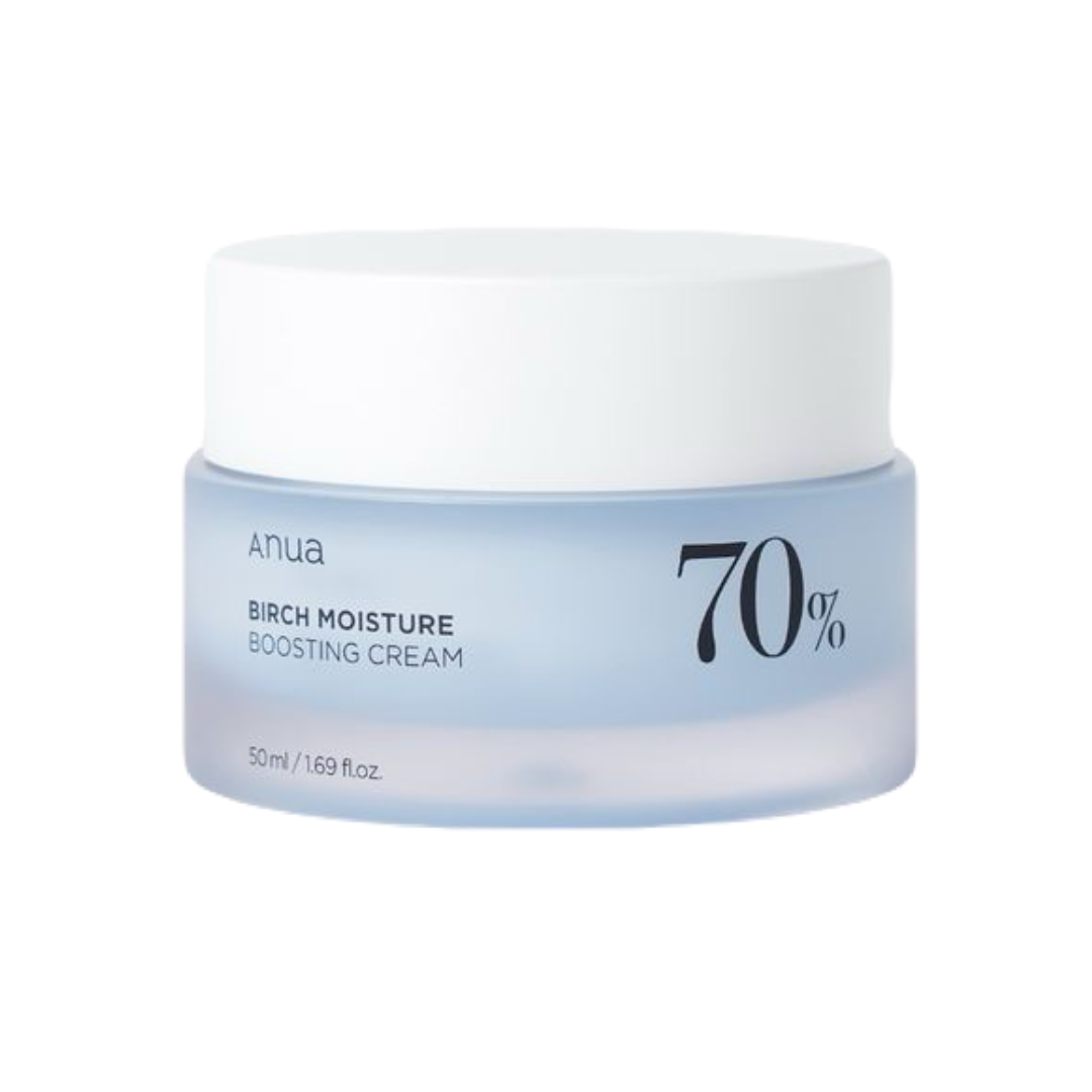 Anua Birch 70 Moisture Boosting Cream – Увлажняющий крем с 70% берёзового сока, 50 мл