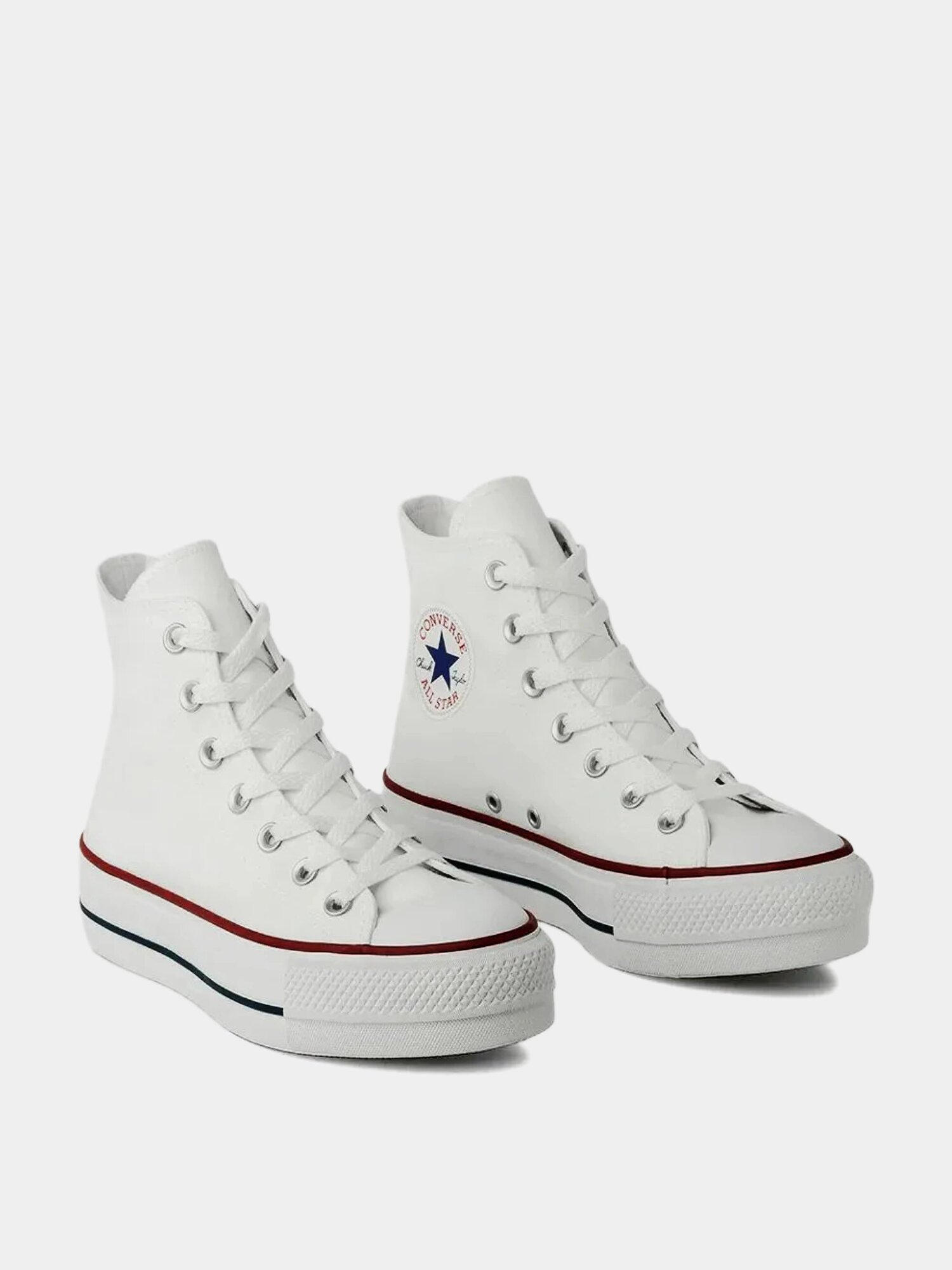 Кеды Converse Chuck Taylor Platform Hi, размер 41 EU, true white — фото 1