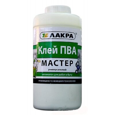 Клей ПВА Мастер Универсальный 2.3кг Бесцветный Лакра.
