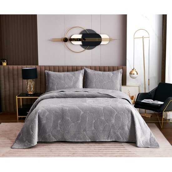 Покрывало с наволочками Sofi DE Marko Ноэль (пеп лиловый) 240х260