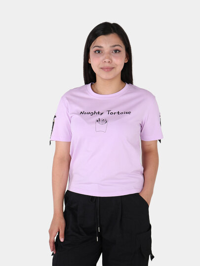 Футболка 48, размер One Size, лавандовый