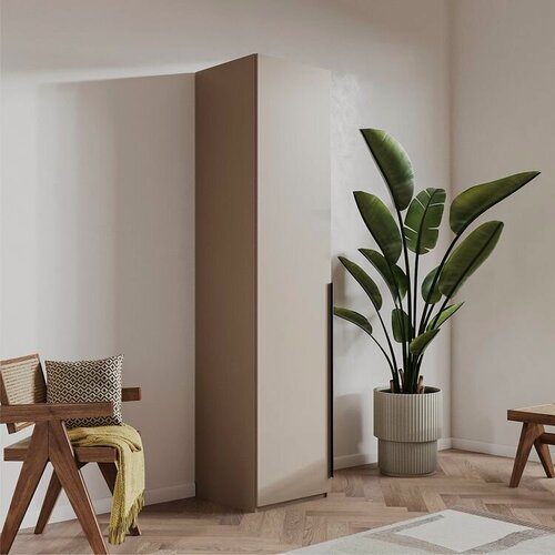 Изображение товара Шкаф для одежды распашной Луас 1.1 60х50х250 см ЛДСП Цвет Велюр