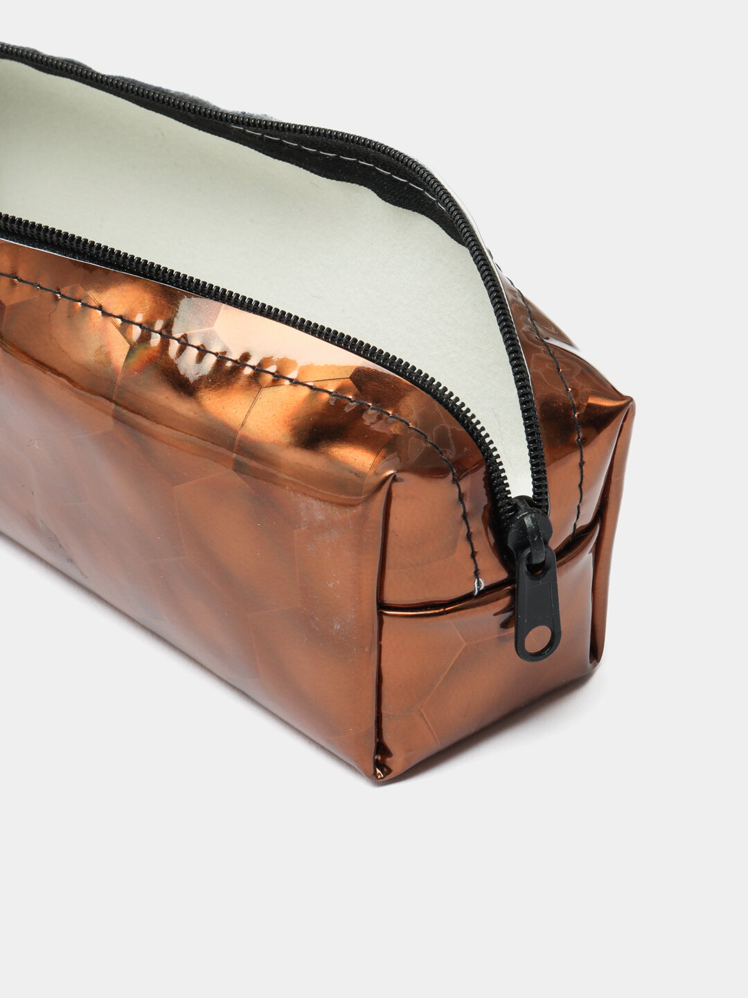 Косметичка ширина: 5 см., высота: 6 см., длина: 20 см., , коричневый — фото 1