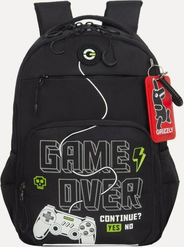 Изображение товара Рюкзак школьный GRIZZLY RB-559-2/2 черный - черный