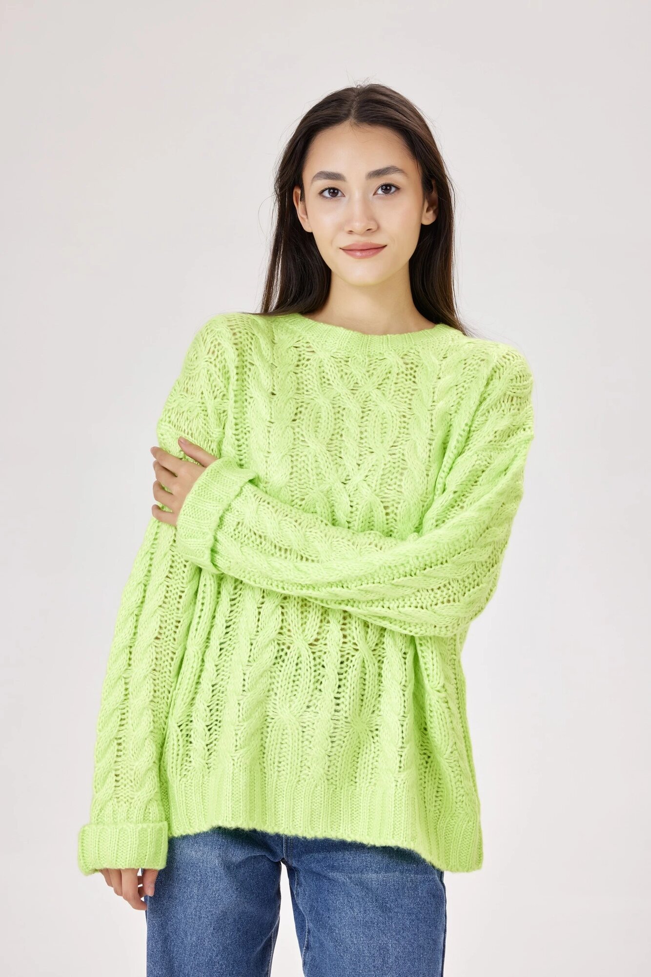 Джемпер Selfie, размер M, лайм — фото 1