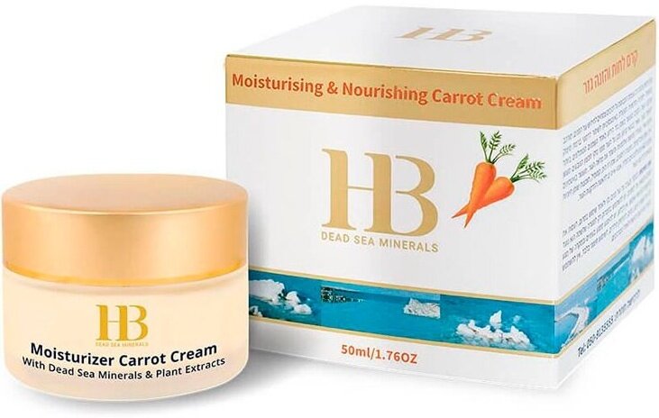 Крем для лица Health&Beauty увлажняющий, питательный, с маслом Моркови 50 мл
