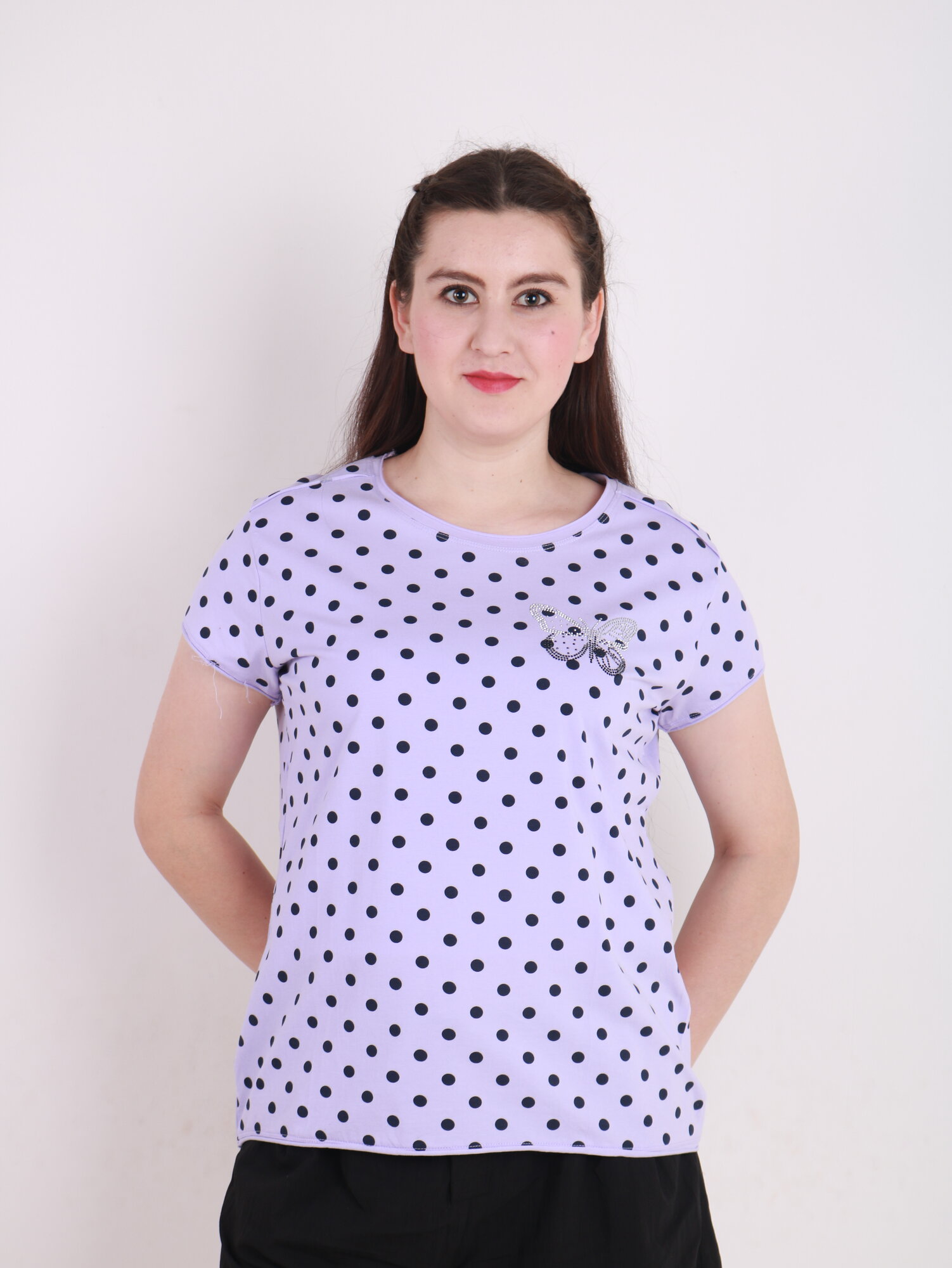 Футболка 50, размер One Size, лавандовый