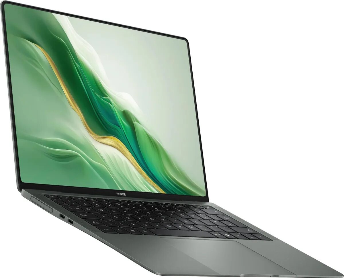 14.6" Ноутбук Honor MagicBook Art 14 MRA-721, (3120x2080) OLED, 120 Гц, Intel Core Ultra 7 155H (16x1.40 ГГц), RAM 32 ГБ, SSD 2048 ГБ, Intel Arc Graphics, Windows 11 Pro + MS Office 2021 Pro, Зеленый, Русская раскладка — фото 1