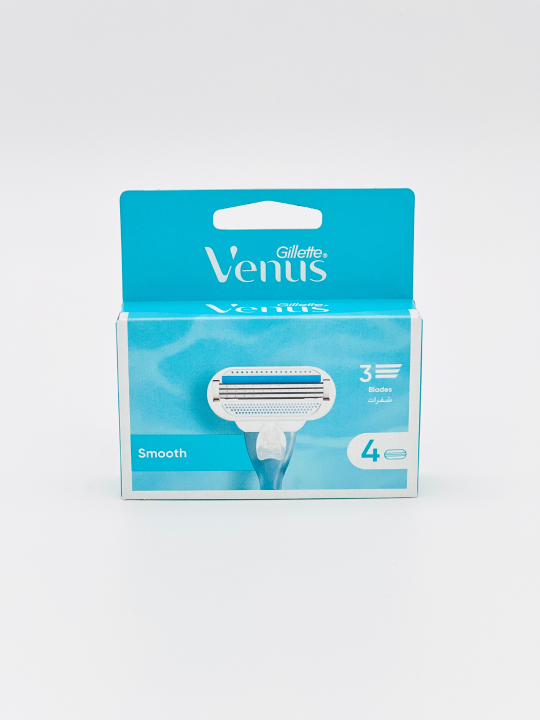 Сменные кассеты для бритвы Venus Smooth, по три тонких и острых лезвия, 4 шт