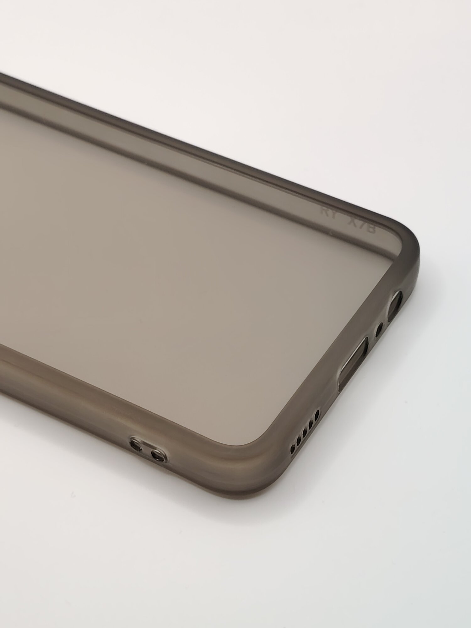 Чехол для Honor X7b, с защитой камеры, силиконовый, хром — фото 1