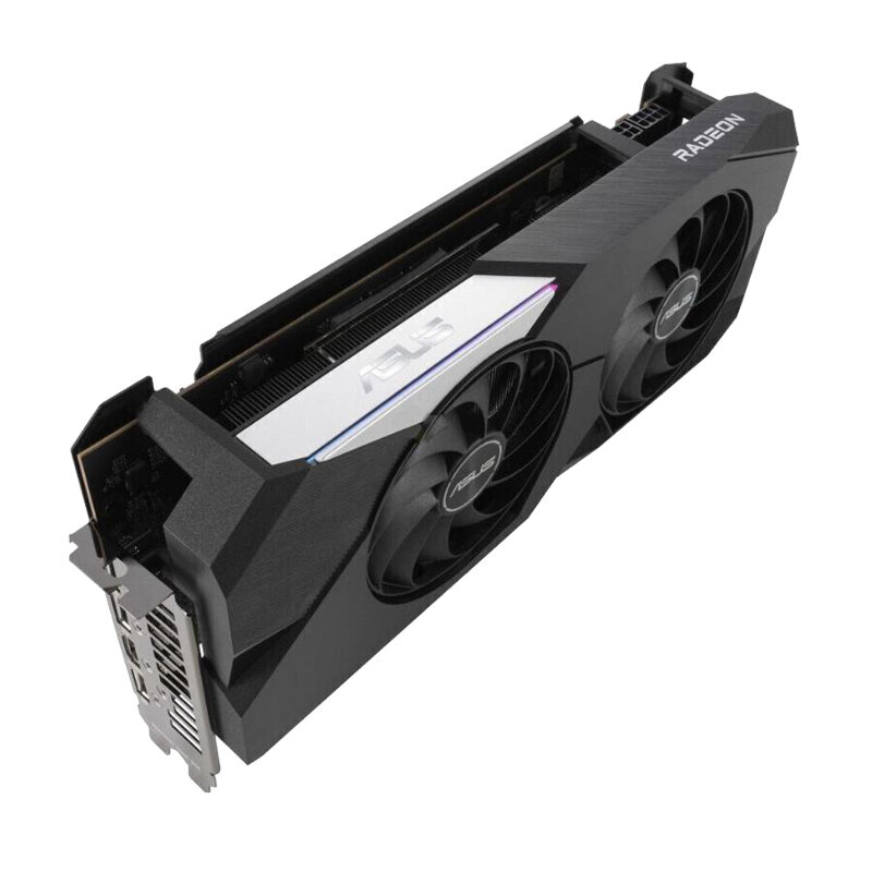 Игровая дискретная видеокарта ASUS RX6700XT емкостью 12 ГБ Двойной вентилятор — фото 1
