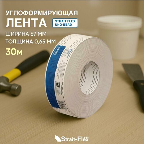 Strait-Flex Углоформирующая лента Uno-Bead, 57 x 30 м, толщина 0,65 мм армирующая