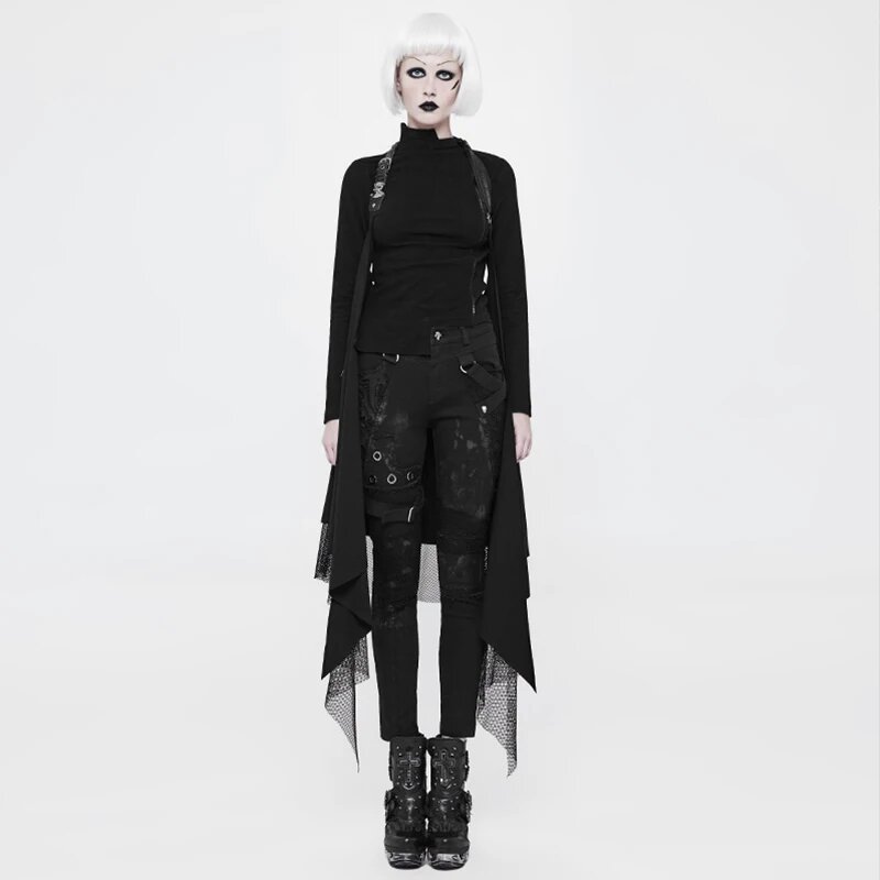 Жилет PUNKRAVE, размер OneSize, черный
