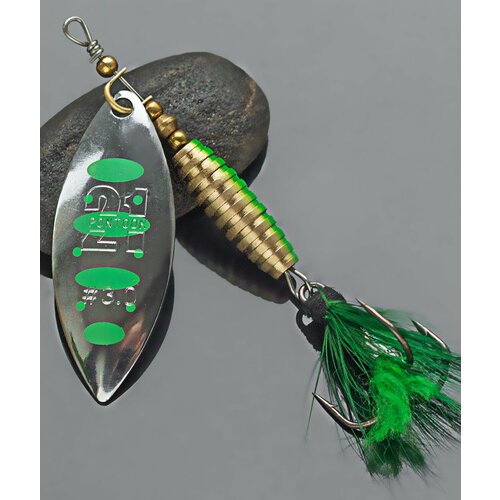 Блесна вертушка Long Pontoon21 treble hook synchrony #3.0 на щуку и окуня