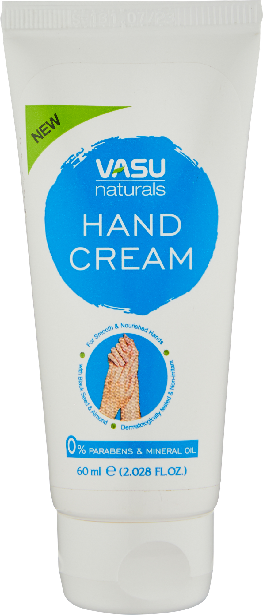 Крем для рук Vasu, Hand Cream, с маслами, для глубокого увлажнения, 60мл