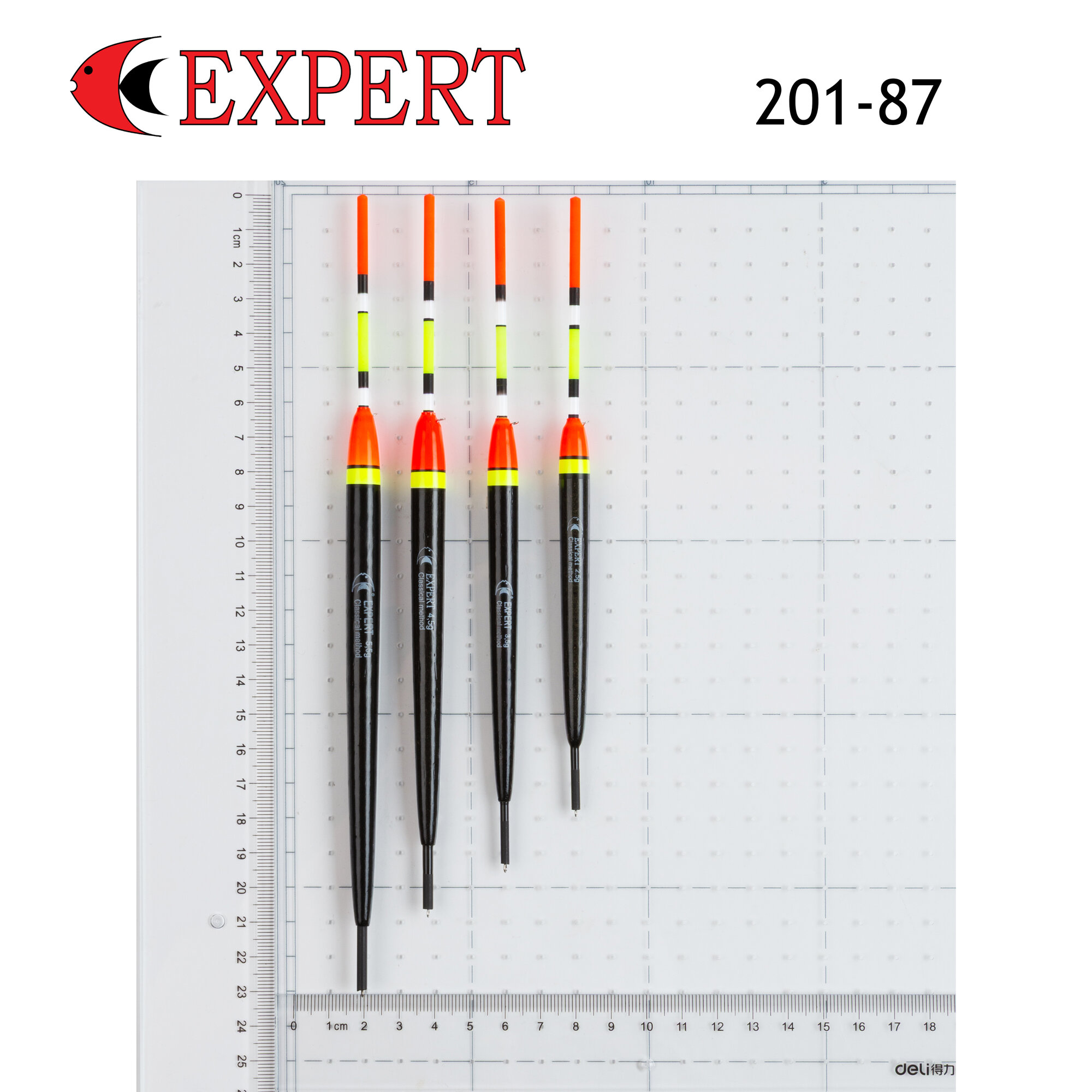 Поплавок EXPERT 201-87-025 18см 2.5г. цв. Мультиколор универсальный Бальза оригинал