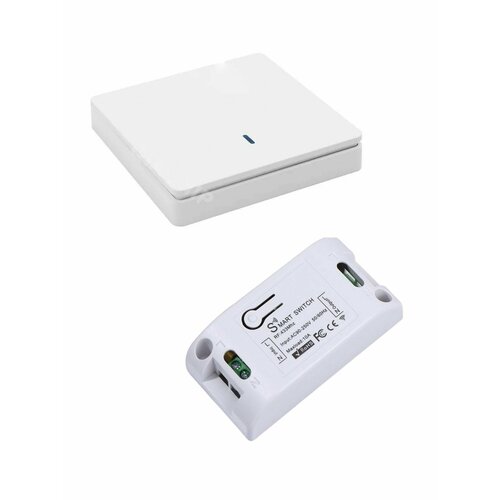 Комплект для умного дома умное реле RF433 МГц 220В двойной беспроводной выключатель света СФ 977₽