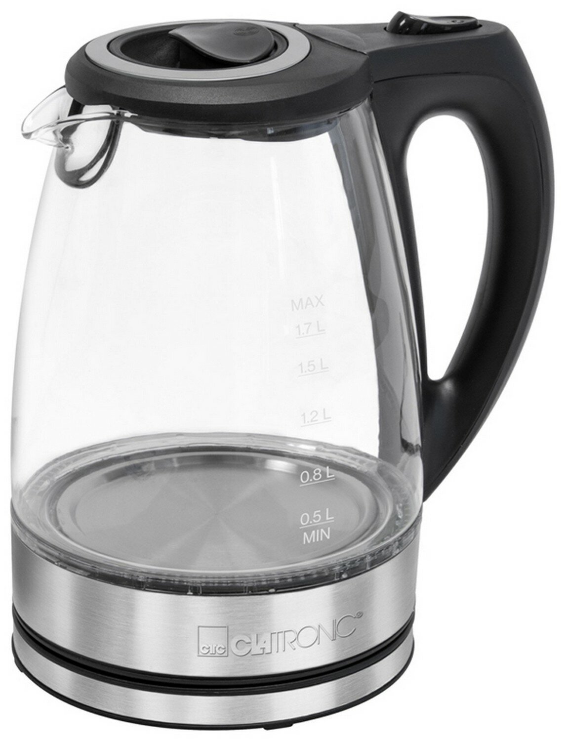Чайник электрический Clatronic WKS 3744 Inox  2200 Вт  объем 1 7 л