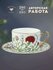 Чайная пара, Чашка с блюдцем. Форма "Идиллия", рисунок "Сад Алисы...