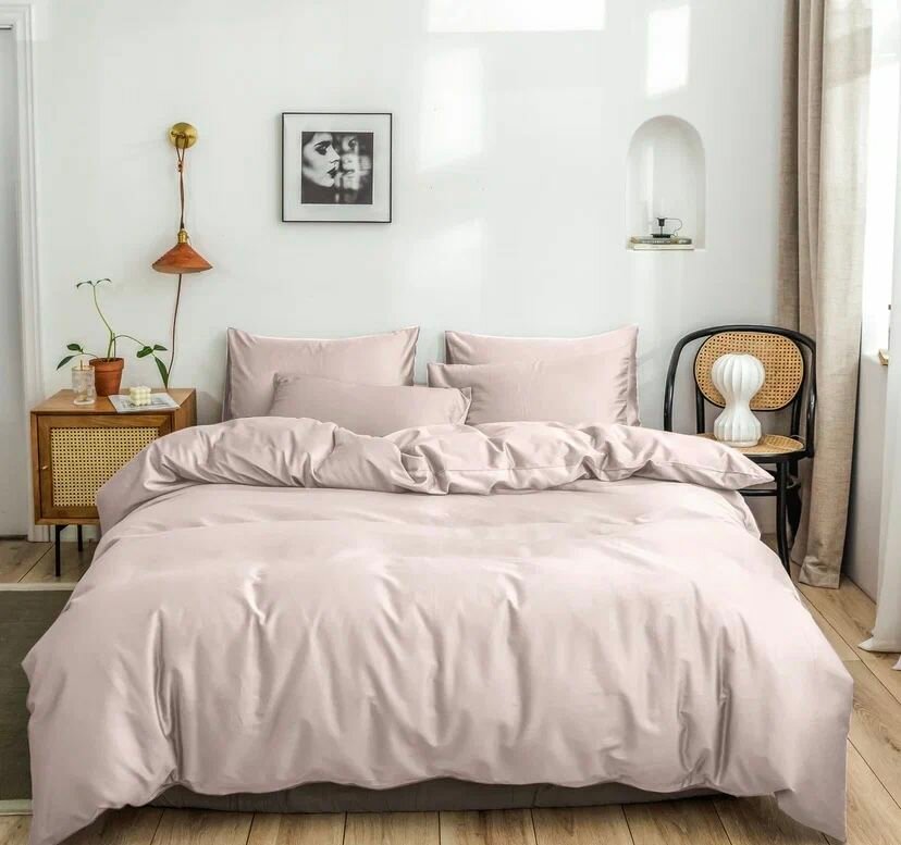 Постельное белье Евро Сатин Sleeping Place простынь 240x220см пододеяльник 220x200см наволочки 50x70