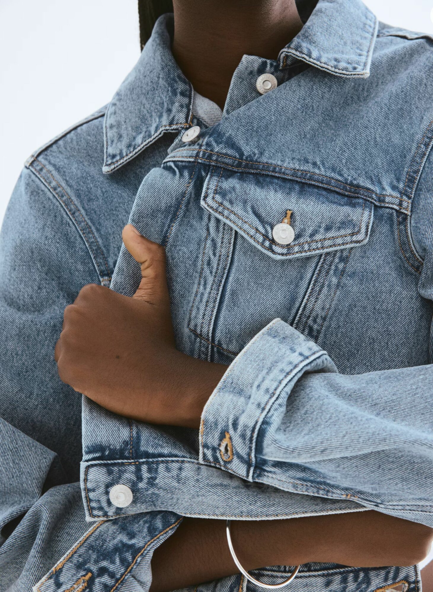 Куртка джинсовая H&M, размер M