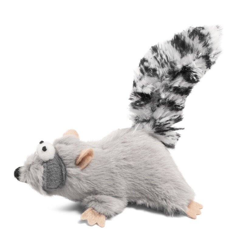 GiGwi Игрушка для кошек Енот с кошачьей мятой 8см текстиль мех
