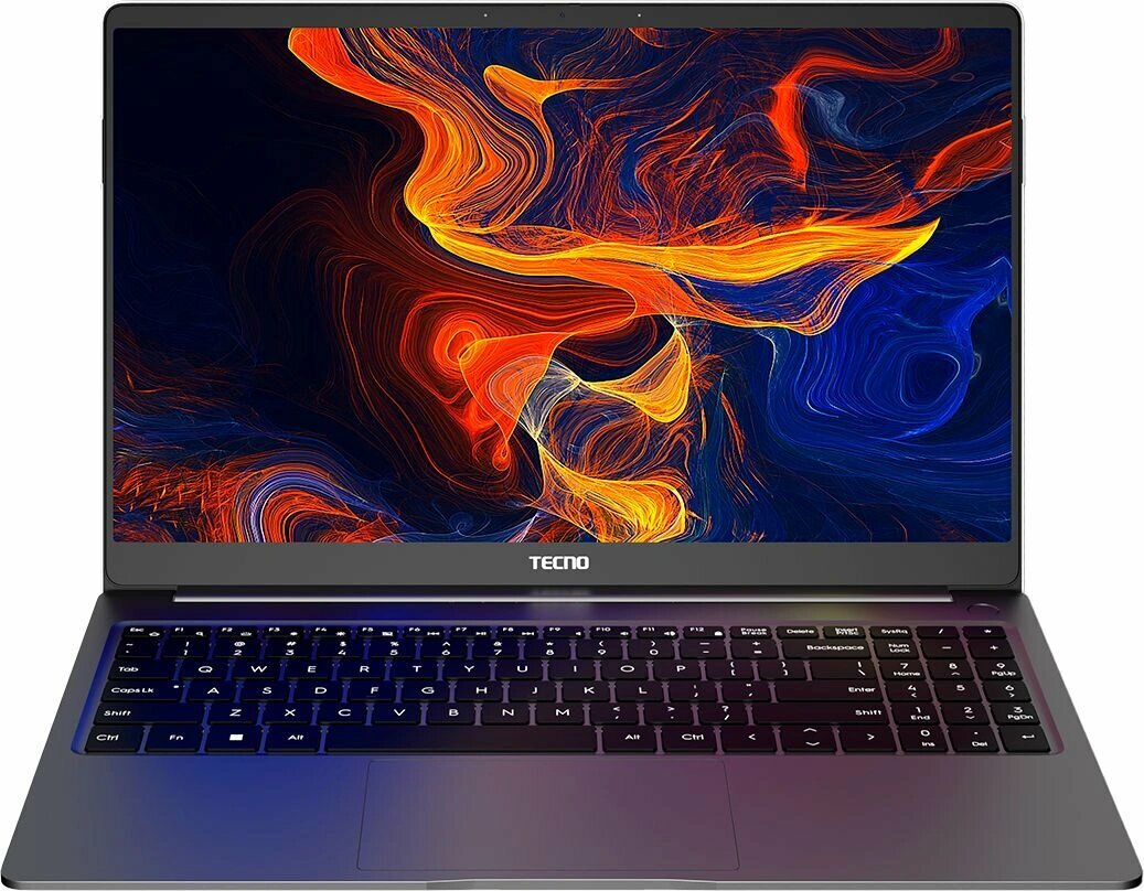 TECNO Ноутбук Tecno MegaBook T1 Ryzen 5 5500U 16Gb SSD512Gb AMD Radeon Graphics 15.6" IPS FHD (1920x1080) без ОС 64 grey WiFi BT Cam 6060mAh (T15DA-2EG0) T15DA-2EG0