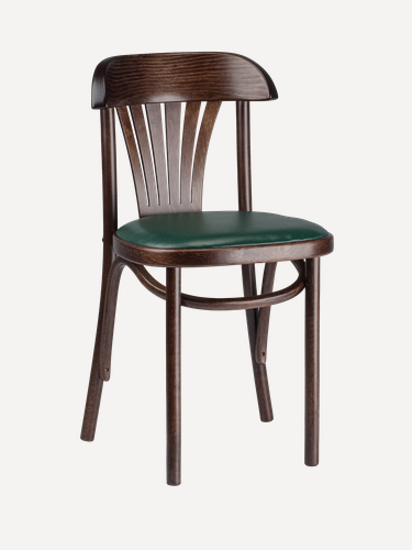 Изображение товара Стул "Астра Классик" мягкий, темный тон, экокожа зеленая