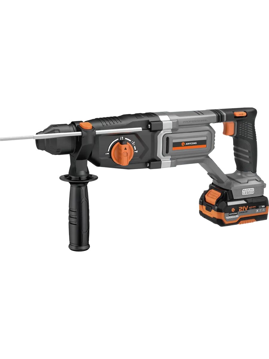 Бесщеточный перфоратор Anycons 28 Дж 21В без акб AC-H509 SDS+ AC-H5090