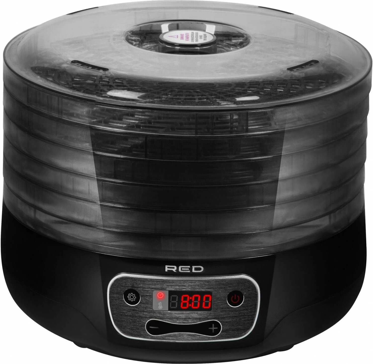 Сушилка для овощей и фруктов Red Solution RFD-0121 черная пластик5 поддонов