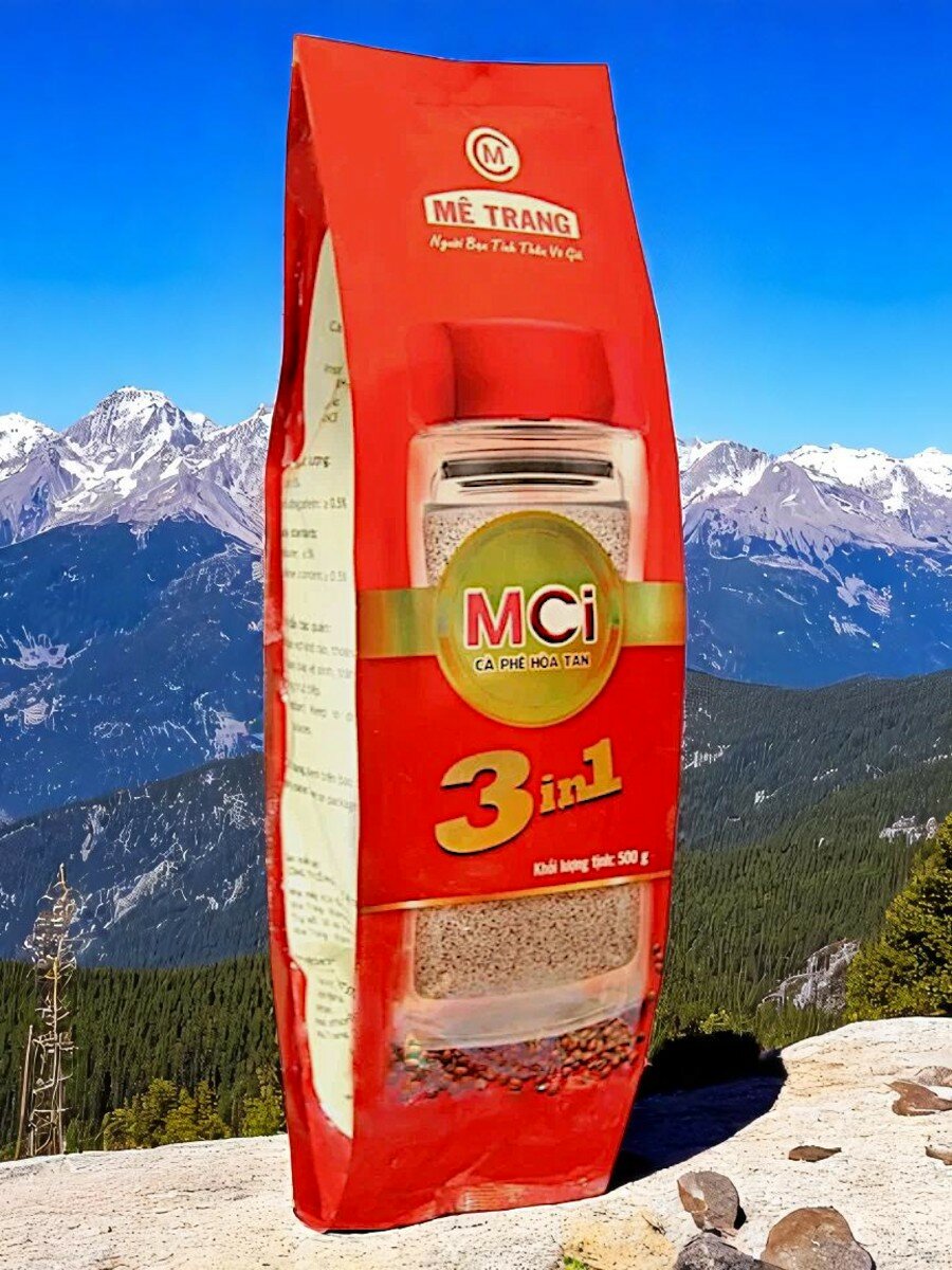 Кофе Me Trang "MCi", растворимый, с молоком, с сахаром, Вьетнам, 500г