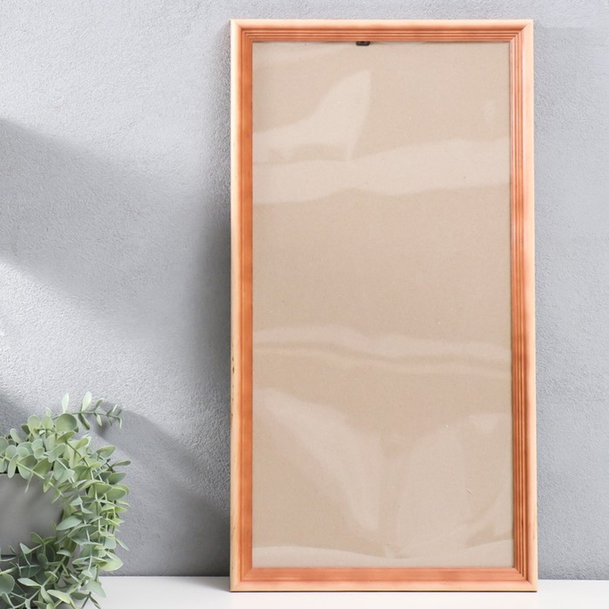 Фоторамка Сима-ленд с20 25х50 см сосна пластиковый экран коричневый