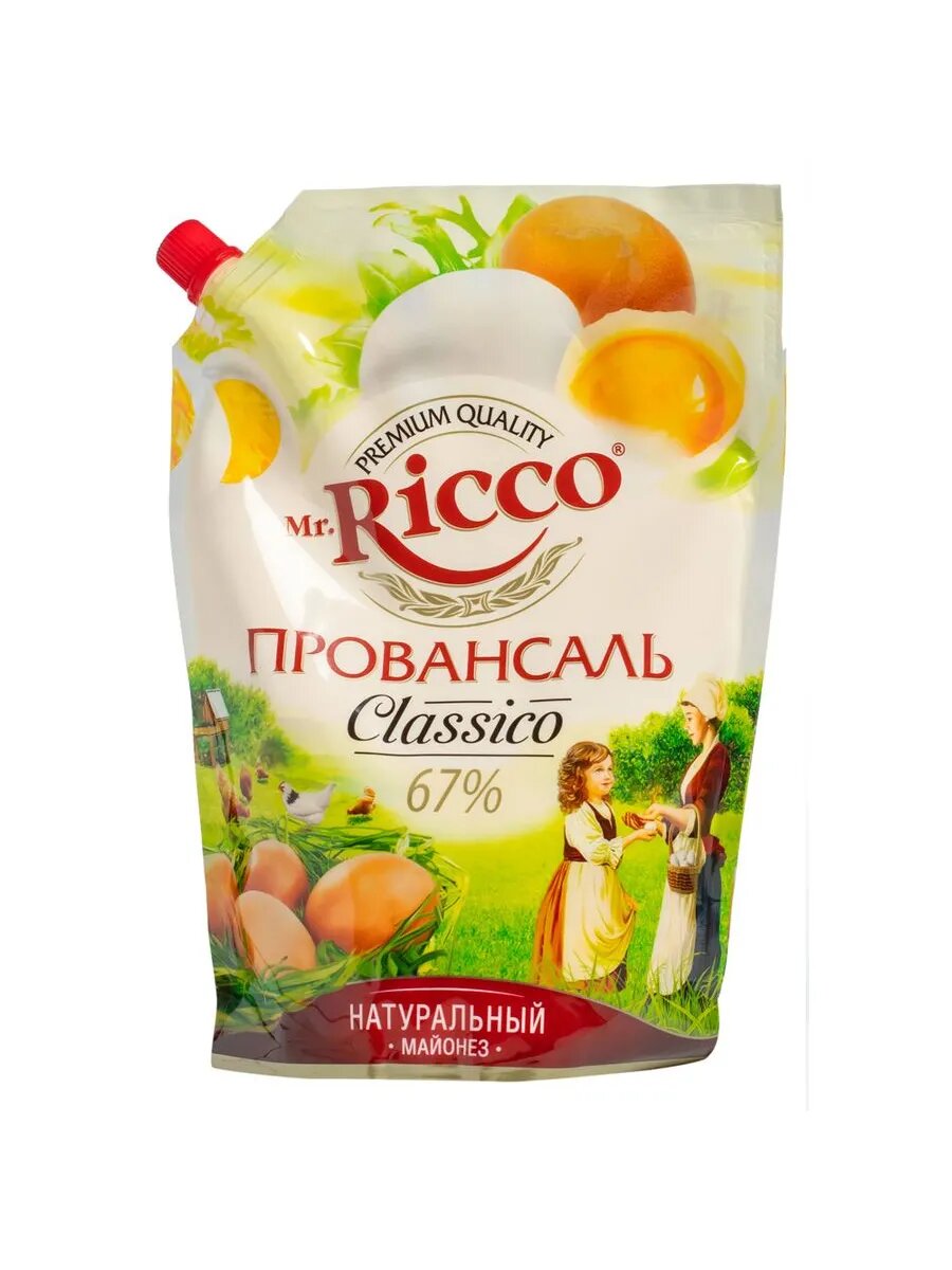 Майонез Mr.Ricco провансаль 67% 750г/800мл