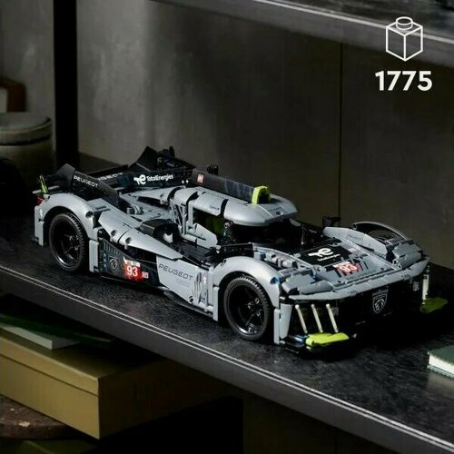 Изображение товара Конструктор совместим с Lego, спортивная машина Technic Peugeot Hypercar, 1775 элементов, для мальчиков и девочек