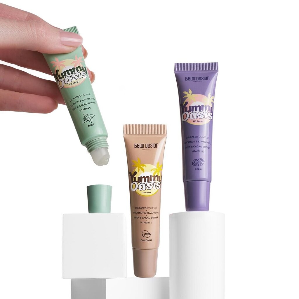 Бальзам для губ BelorDesign Yummy Oasis, мята, питание, 11мл — фото 1