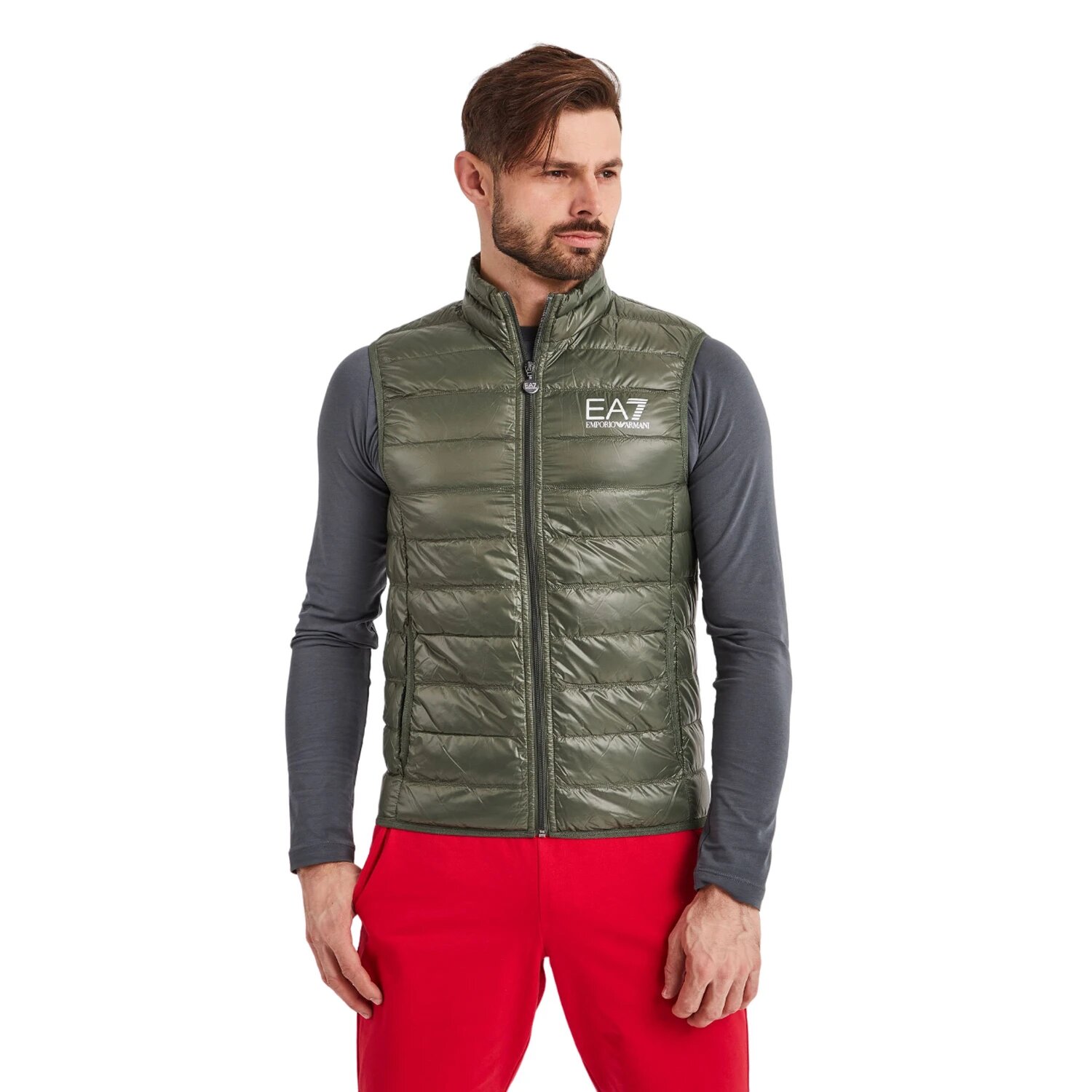 Жилет EA7 EMPORIO ARMANI, размер M, хаки