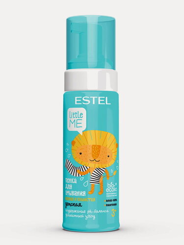 Изображение товара Пенка для умывания лица детская ESTEL PROFESSIONAL Little Me алоэ вера и пантенол 150 мл