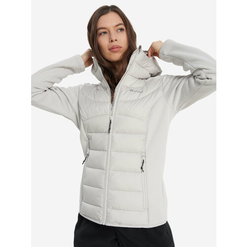 фото Джемпер outventure women's combi-fleece jumper, размер 50, , светло-серый
