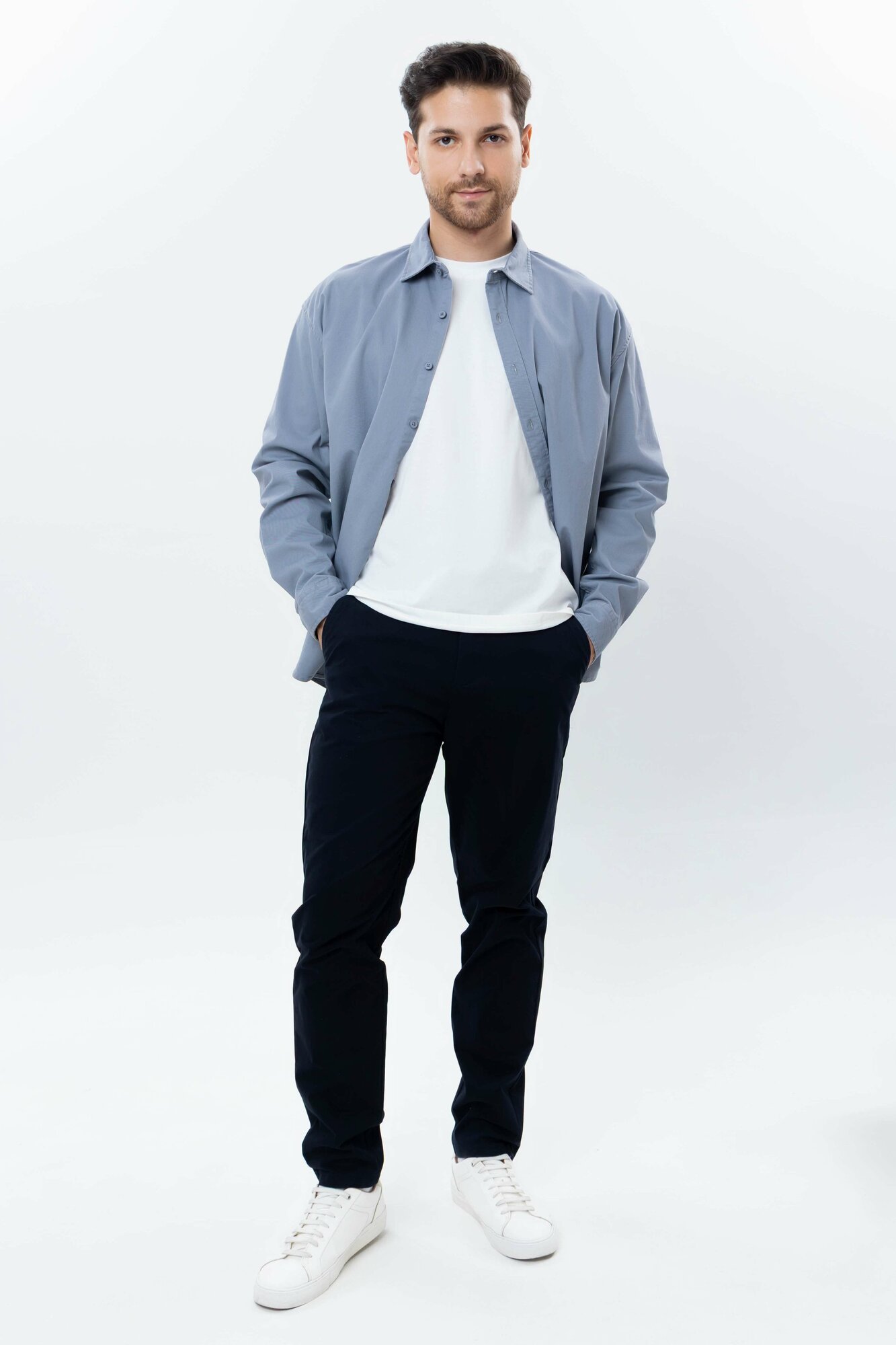 Брюки чинос TERRA PRO, размер 33, navy — фото 1