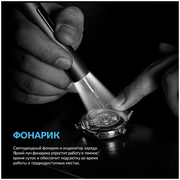 Отвертки Xiaomi Умная электрическая отвертка Xiaomi Electric Screwdriver Wowstick , 69в1 чёрная