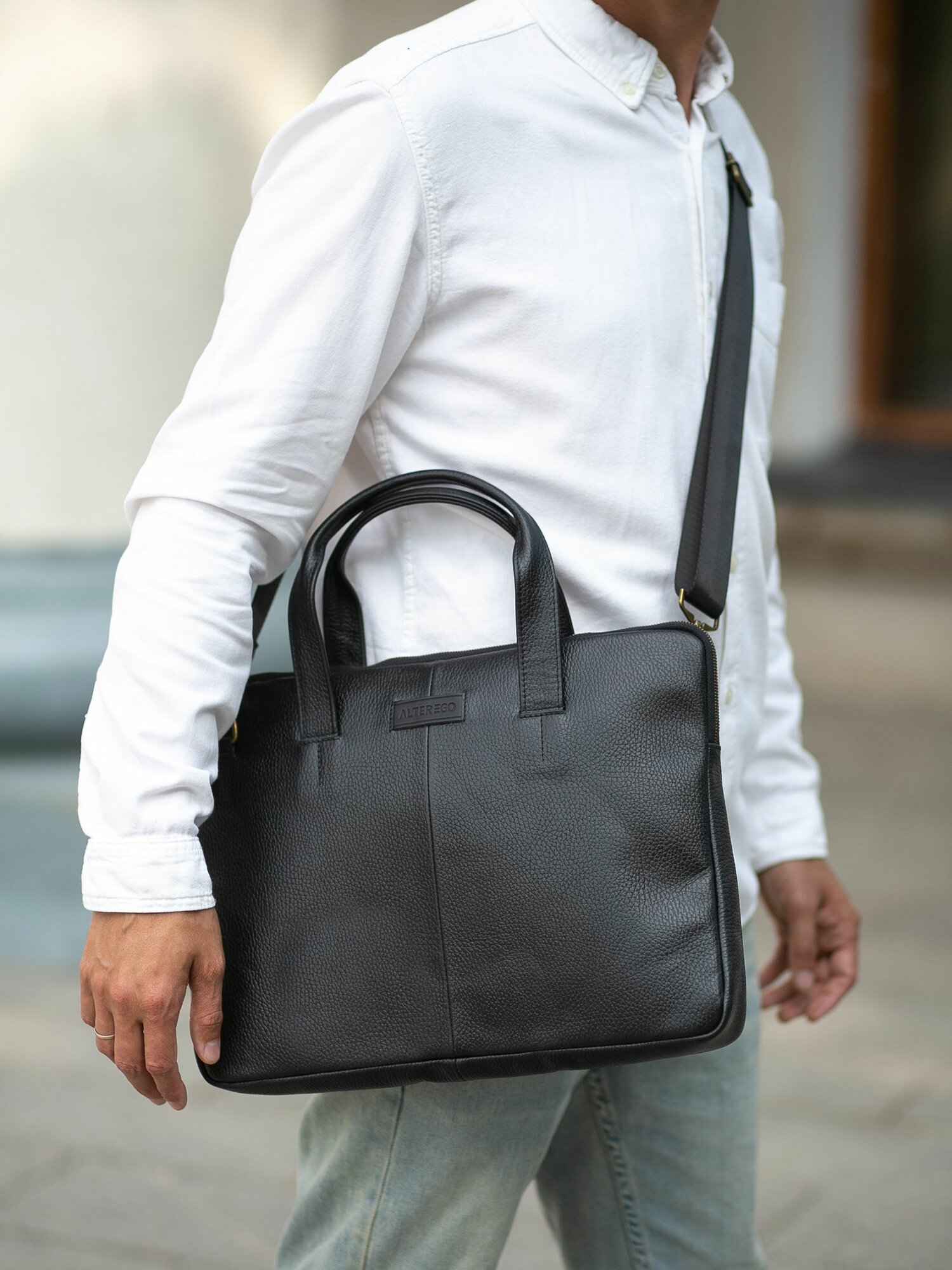 Портфель ALTER EGO, черный — фото 1