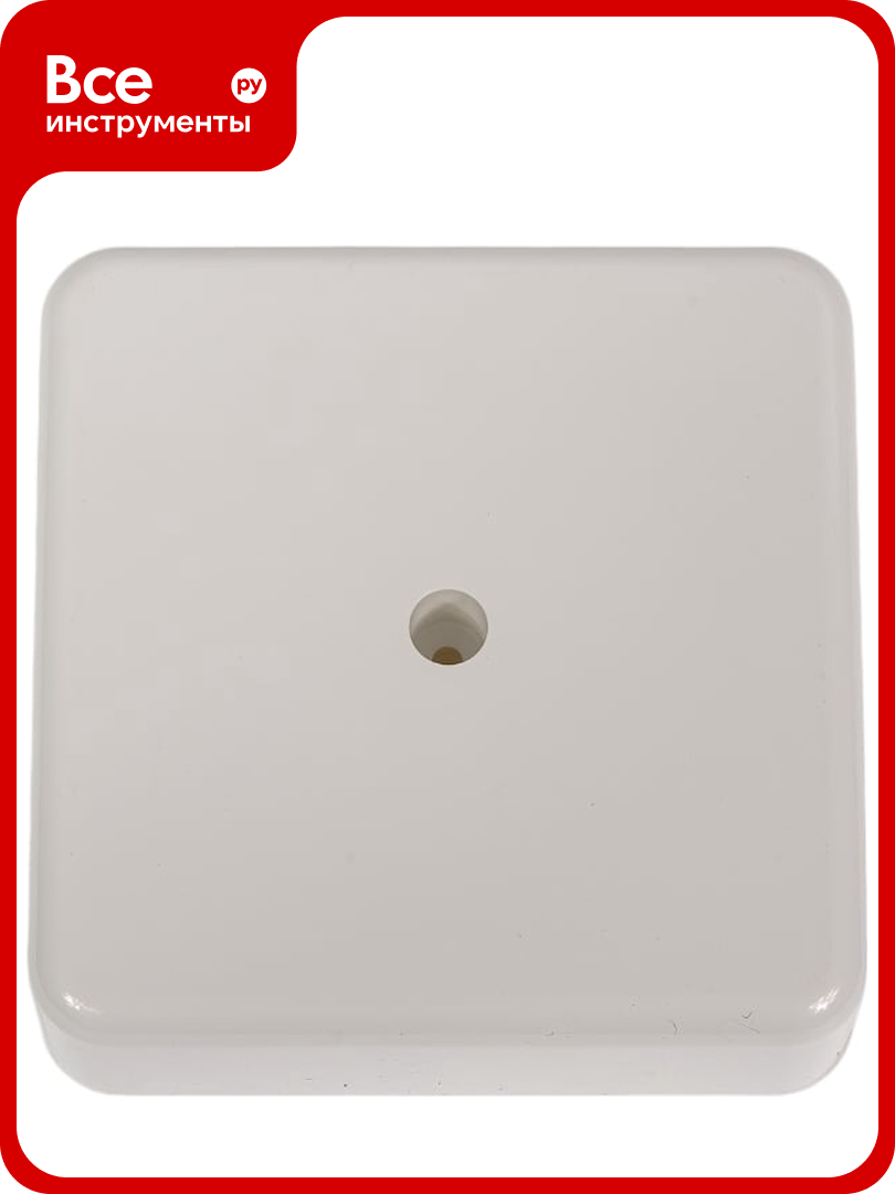 Распаячная коробка IEK км41216-01 о/п 75x75x28мм белая(6к/6мм2) UKO10-075-075-028-K01