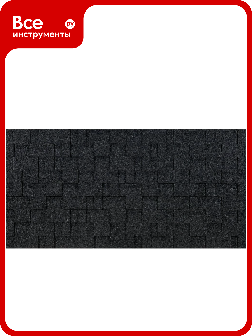 Гибкая черепица DOCKE PIE EURASIA лабиринт серый ZRKP-1045