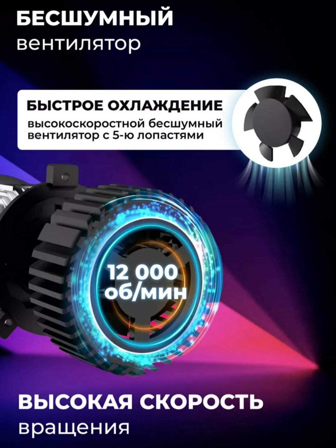 Лампа автомобильная Savdo belgisi Yo'q, светодиодные, цоколь PK32D-2, напряжение 6В — фото 1