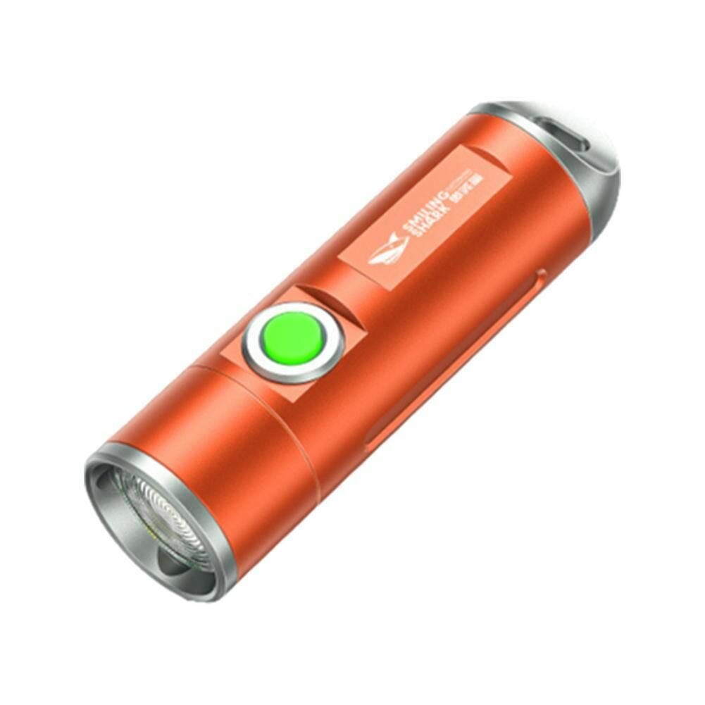 Компактный фонарик с USB зарядкой, регулируемая яркость, для экстренных случаев и путешествий