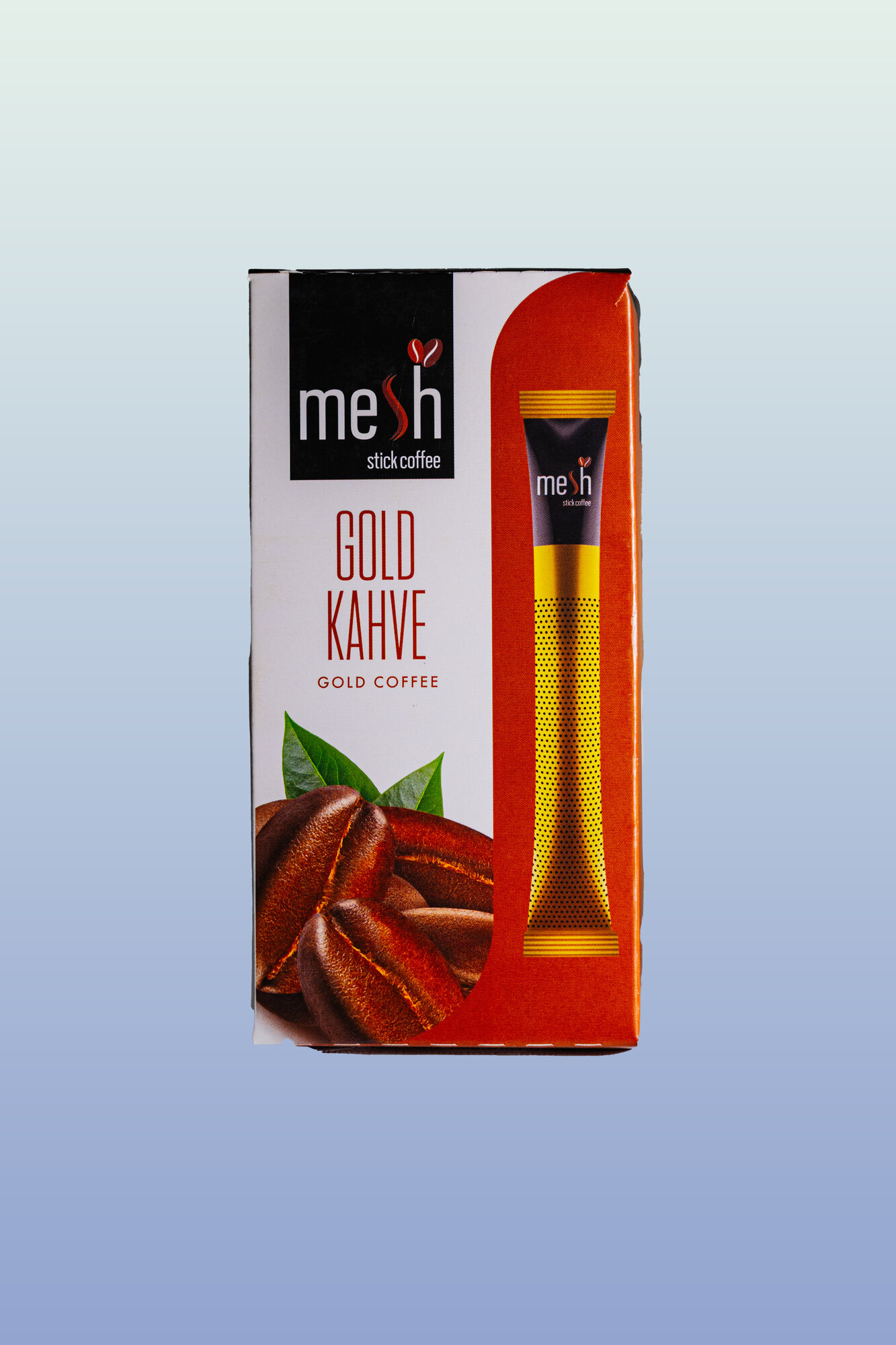 Меш-стик Gold Coffee, растворимый кофе, премиум-класс, мягкий аромат, насыщеный вкус