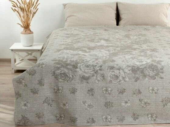 Покрывало лен/хлопок 