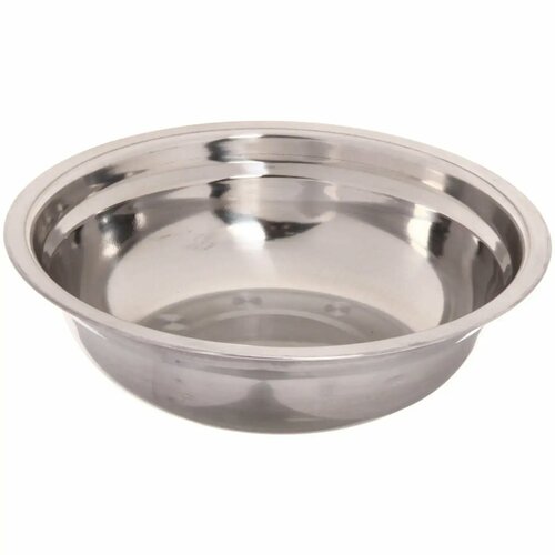 Миска металлическая походная 700мл, нержавеющая сталь, 19х5 см, легкая и прочная