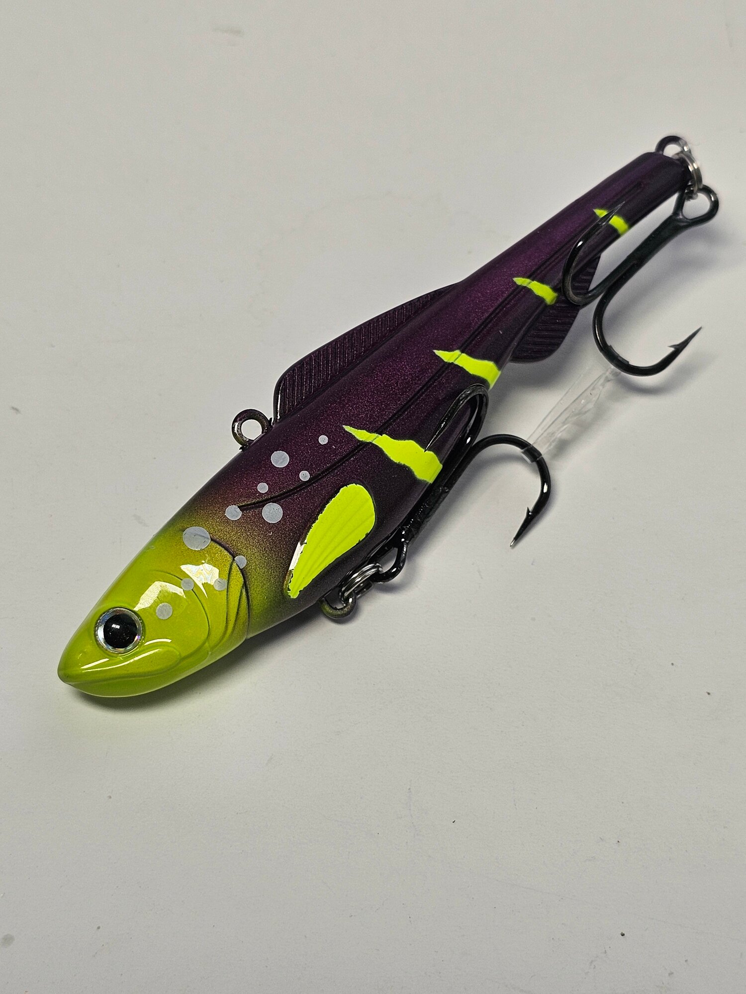 Раттлин Wagner VIB 90 мм UV  4 Воблер для рыбалки зимой на хищника 26гр