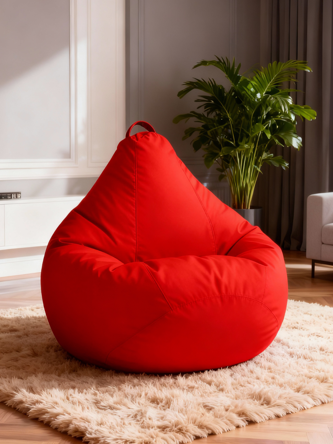 Кресло мешок от The NOM, бин бэг из ткани Джинсовка, размер 4XL -удобен для роста до 2м